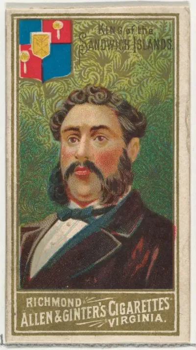 King of the Sandwich Islands, from World's Sovereigns series (N34) for Allen & Ginter Cigarettes
