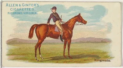 Kingmate, from The World's Racers series (N32) for Allen & Ginter Cigarettes