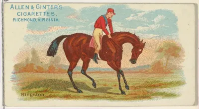 Kingston, from The World's Racers series (N32) for Allen & Ginter Cigarettes