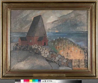 Kirkko meren rannalla