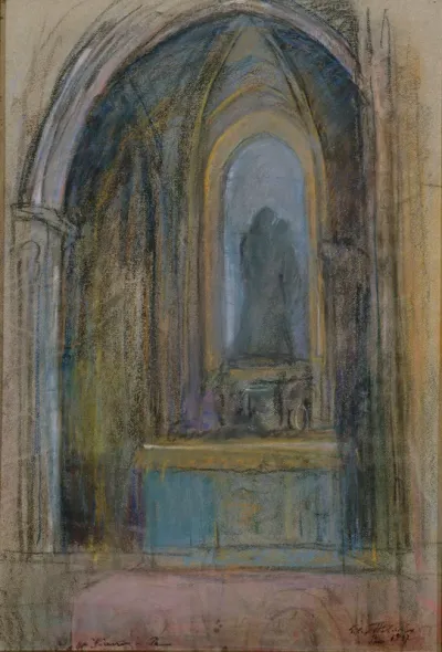 Kirkon sisäkuva, Sacre Coeur