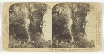 Kitzloch Fall in the Wild Ravine of the Ache, Tyrol, Austria