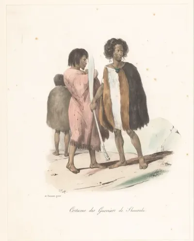 Kleding van de krijgers van Shouraki (Nieuw-Zeeland)