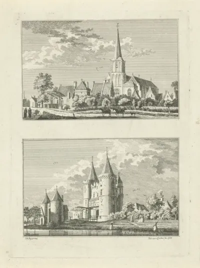 Kleefse en Hanselersche poort te Kalker