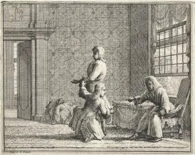 Kleermaker in een interieur