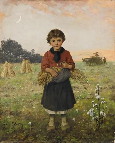 Kleine Ährenleserin