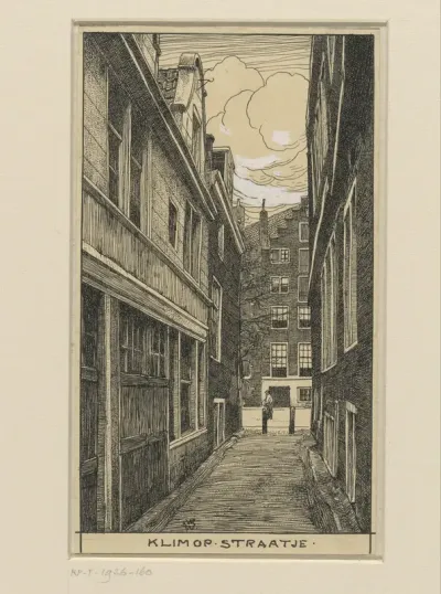 Klimop Straatje te Amsterdam