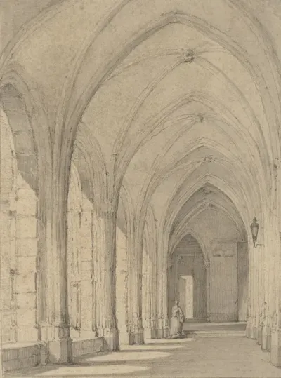Kloostergang bij de Domkerk te Utrecht