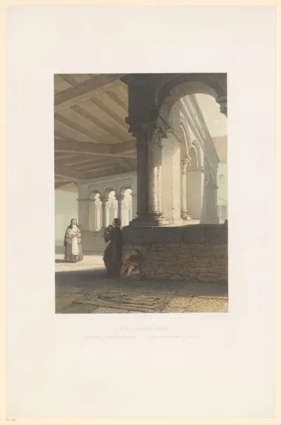 Kloostergang van de Sint-Gertrudiskerk te Nijvel