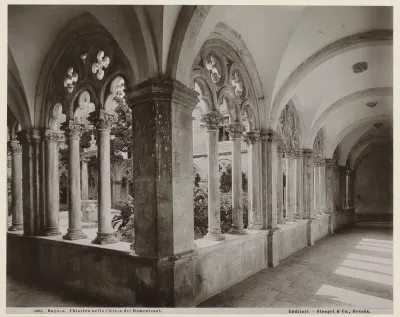 Kloostergang van het Dominicanenklooster te Dubrovnik