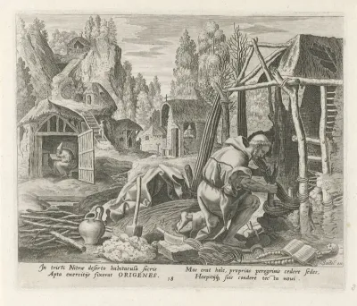 Kluizenaars in de woestijn van Nitra