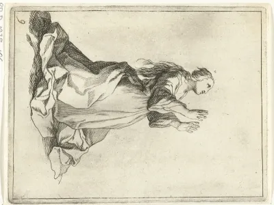Knielende biddende vrouw (Maria Magdalena?)