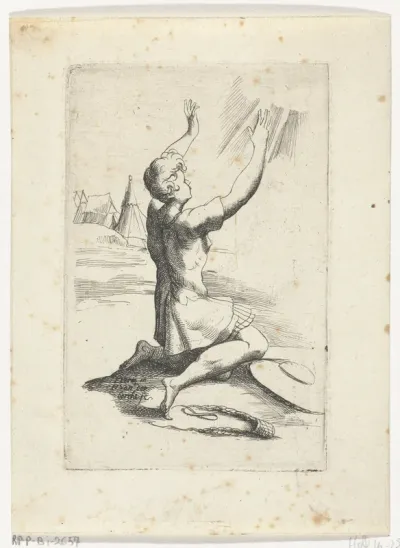 Knielende David