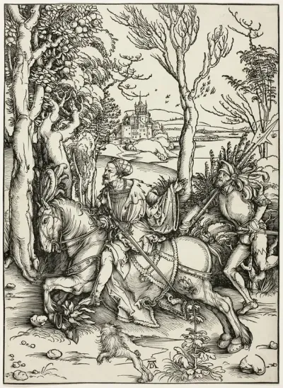 Knight and Landsknecht