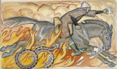 Knight and the Snake King, Illustration for Seven Brothers