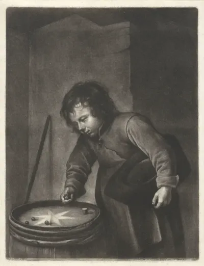 Knikkerende jongen