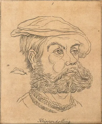 Knipperdolling, exhibited in Lavater's work on physiognomy as a 'famous and sanguinary fanatic'