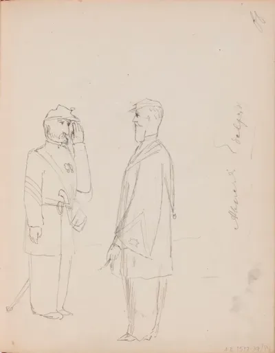 Kohtaus Vänrikki Stoolin tarinoista. Merkitty: Albert Edelfelt
