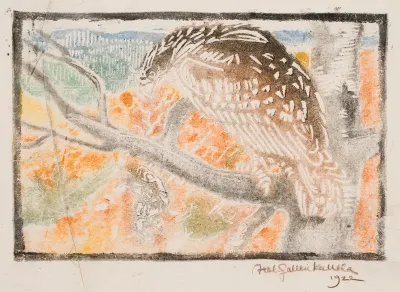 Kokko, illustration till Stor-Kalevala