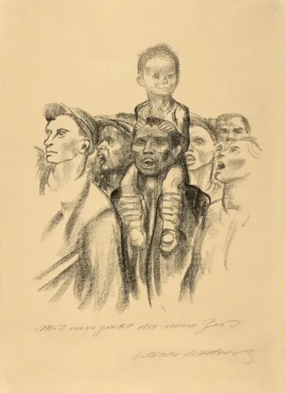 Kollwitz, Käthe: Demonstration (1. Fassung)