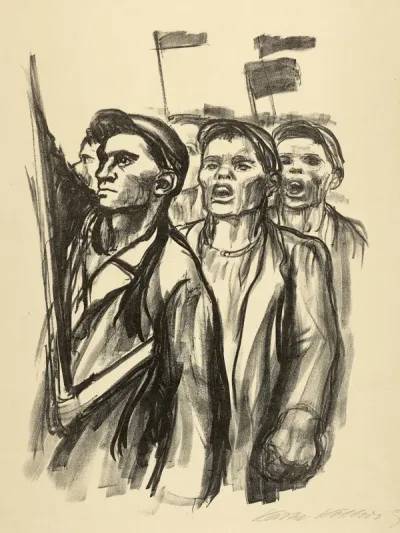 Kollwitz, Käthe: Demonstration (2. Fassung)