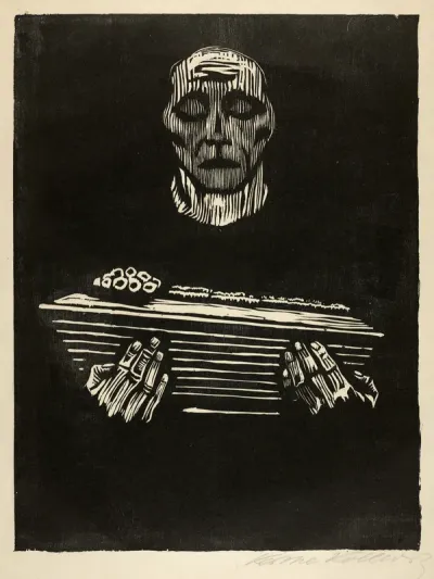 Kollwitz, Käthe: Kindersterben (Blatt 3 der Folge: Proletariat)