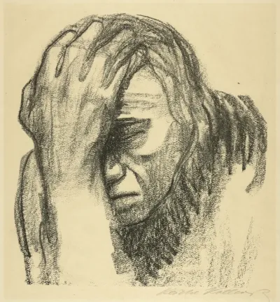 Kollwitz, Käthe: Nachdenkende Frau
