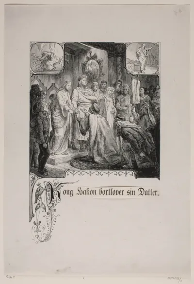 Kong Haakon bortlover sin datter