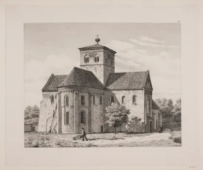 "Kongegravene i Ringsted Kirke". Planche I