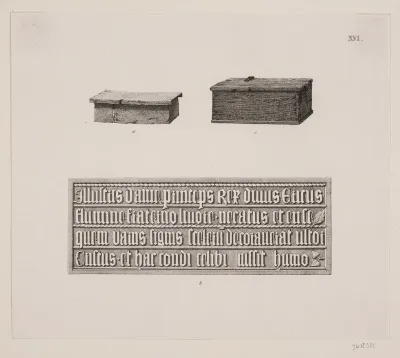 "Kongegravene i Ringsted Kirke". Planche XVI