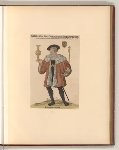 König Ferdinand von Böhmen (Ferdinanus von Gottesgnaden Böhmischer König)