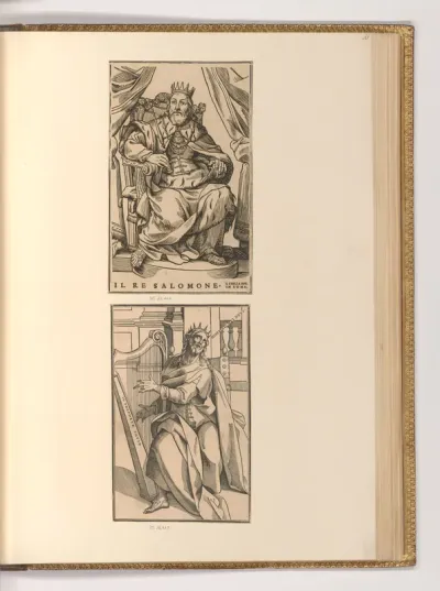 König Salomon; König David