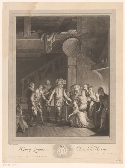 Koning Hendrik IV bij de molenaar