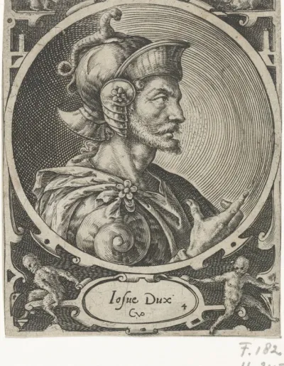 Koning Jozua als een van de negen helden