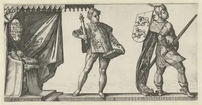 Koning Willem de Veroveraar en een heraut