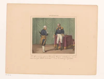 Koning Willem I slaat het verzoek om uitlevering van Merlin af, 1829
