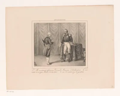 Koning Willem I slaat het verzoek om uitlevering van Merlin af