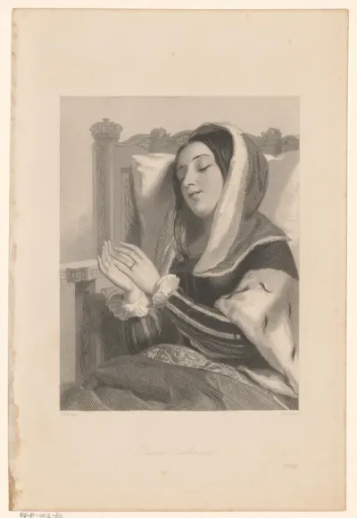 Koningin Katherine, uit Shakespeares Hendrik VIII