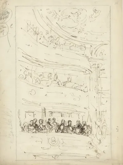 Koninklijke loge in de schouwburg