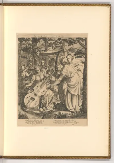 Konzert der Musen auf dem Parnass