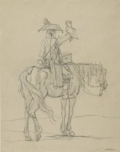 Koopman te paard