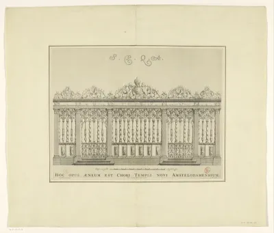 Koorhek van de Nieuwe Kerk te Amsterdam