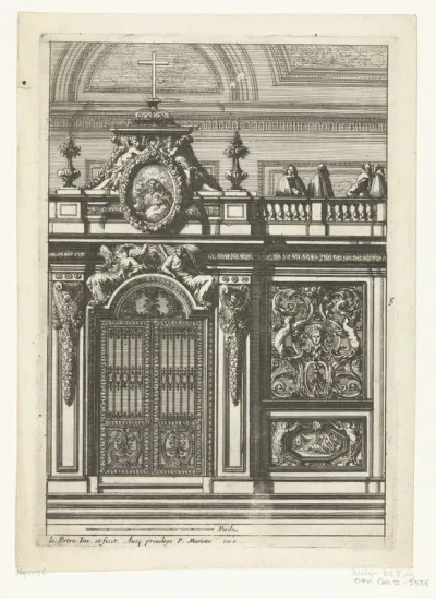 Koorhek van smeedijzer