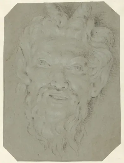 Kop van een faun