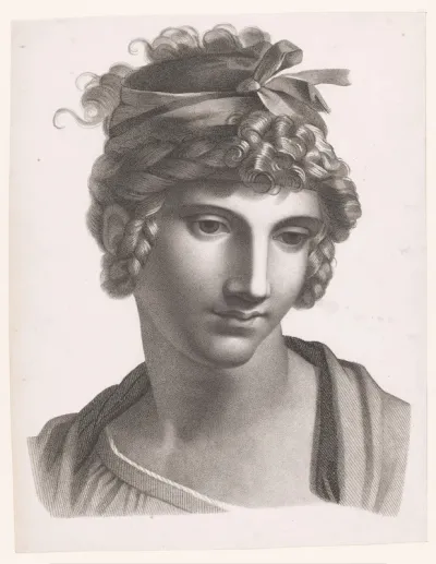 Kop van een vrouw