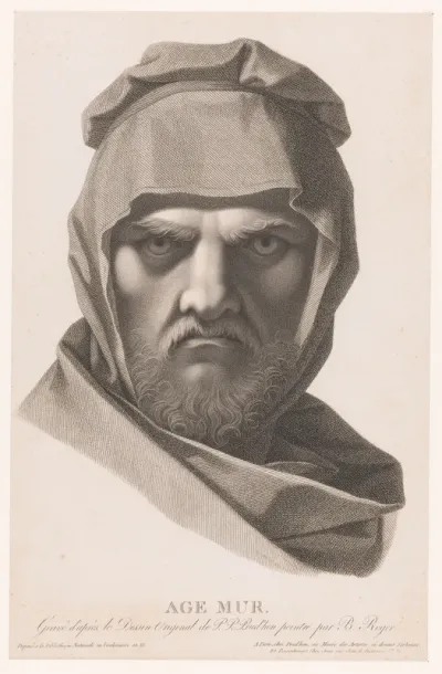 Kop van man met baard