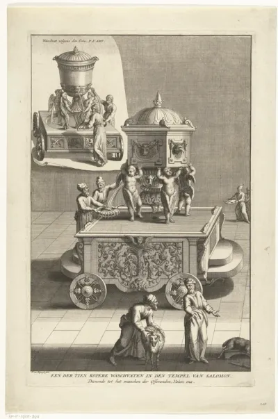Koperen wasvat of spoelbekken uit de tempel van Salomon
