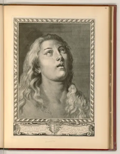 Kopf der büßenden Maria Magdalena