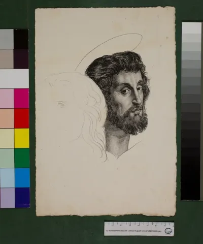 Kopf des Apostels Matthäus aus Raffaels Marienkrönung