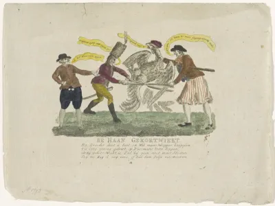 Kortwieken van de Franse haan, 1793
